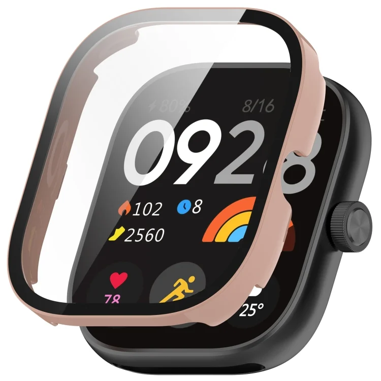 Tempered Film Integrated PC Watch Protective Case