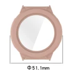 Tempered Film Integrated PC Watch Protective Case - Image 3
