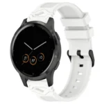 Dotted Black Buckle Silicone Watch Band