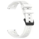 Dotted Black Buckle Silicone Watch Band - Image 6