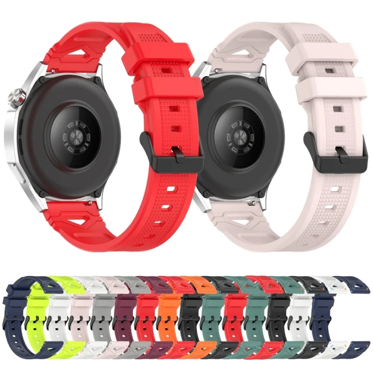 SYA0027687_B2.webp Dotted Black Buckle Silicone Watch Band - Image 3