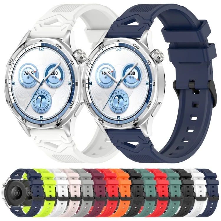 SYA0027688_B1.webp Dotted Black Buckle Silicone Watch Band - Image 2