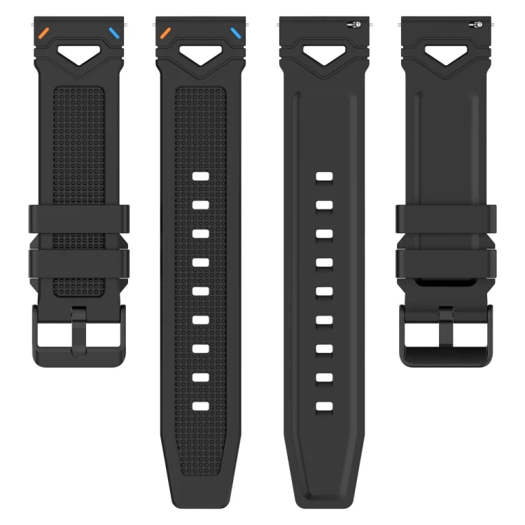 SYA0027688_B4.webp Dotted Black Buckle Silicone Watch Band - Image 5