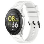 Dotted Black Buckle Silicone Watch Band