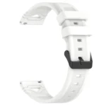 Dotted Black Buckle Silicone Watch Band - Image 7