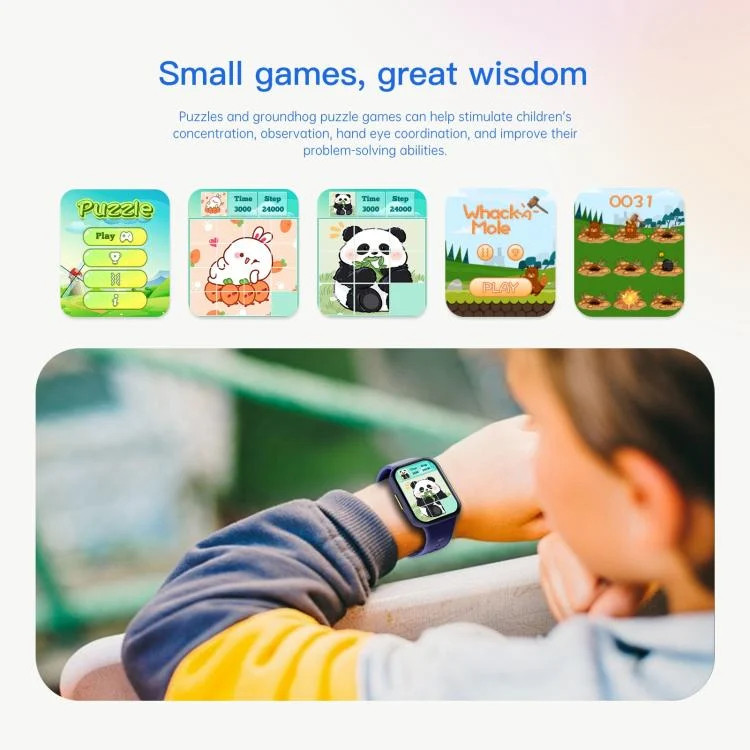 SYA0027732_B10.webp Wish 6 1.69 inch TFT Color Screen IP68 Waterproof Children Companion Smart Watch - Image 11