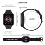 Q23 Pro 1.83 inch Color Screen IP68 Waterproof Bluetooth Call Smart Watch, Support Health Monitoring - Image 16