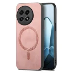 Solid Color Retro Magsafe PU Back Cover Phone Case, For OnePlus Ace 5 / 5 Pro, For OnePlus 13