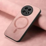 Solid Color Retro Magsafe PU Back Cover Phone Case, For OnePlus Ace 5 / 5 Pro, For OnePlus 13 - Image 10