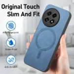Solid Color Retro Magsafe PU Back Cover Phone Case, For OnePlus Ace 5 / 5 Pro, For OnePlus 13 - Image 5