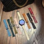 22mm Heart-Shaped Embossed Leather Watch Band - Image 3