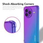 ENKAY Hat-Prince Gradient Airbag TPU Phone Case, For Xiaomi Poco F7 Pro / Redmi K80, For Xiaomi 15 Ultra, For Xiaomi Poco X7 Pro / Redmi Turbo 4, For Redmi 14C, For Xiaomi Poco M7 Pro - Image 3