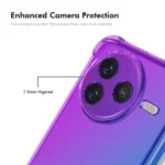 ENKAY Hat-Prince Gradient Airbag TPU Phone Case, For Xiaomi Poco F7 Pro / Redmi K80, For Xiaomi 15 Ultra, For Xiaomi Poco X7 Pro / Redmi Turbo 4, For Redmi 14C, For Xiaomi Poco M7 Pro - Image 5