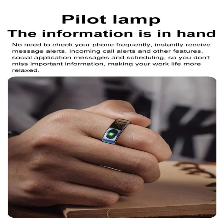 SYA0027917_B2.webp R08 SIZE 9 Smart Ring, Support Heart Rate / Blood Oxygen / Sleep / Multiple Sports Modes - Image 3