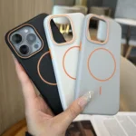 Thin Circle MagSafe Litchi Grain TPU Phone Case, For iPhone 16 Pro Max, For iPhone 16 Pro, For iPhone 16 Plus - Image 3