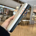 Thin Circle MagSafe Litchi Grain TPU Phone Case, For iPhone 16 Pro Max, For iPhone 16 Pro, For iPhone 16 Plus - Image 4