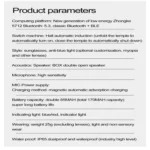 W100 Smart Glasses, Support AI Conversation / AI Intelligent Translation / Bluetooth Call - Image 7