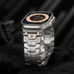 Stainless Steel Iron Man Butterfly Buckle Metal Watch Band, For Apple Watch 46mm / 49mm / 45mm / 44mm, For Apple Watch 42mm / 41mm / 40mm / 38mm - Image 6