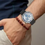 Press Button 22mm Leather Watch Band - Image 7