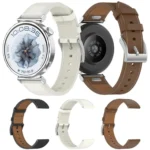 Press Button 18mm Leather Watch Band - Image 2