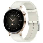 Press Button 20mm Leather Watch Band