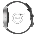 Press Button 20mm Leather Watch Band - Image 4