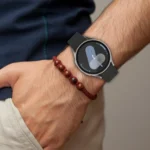 Press Button 20mm Leather Watch Band - Image 7