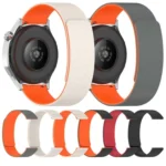 Cloud Wood Grain Silicone Magnetic Watch Band - Image 3