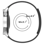 Cloud Wood Grain Silicone Magnetic Watch Band - Image 3