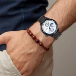 Twill Texture Stainless Steel Metal Watch Band - Image 7