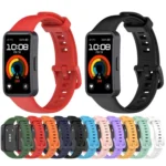 Metal Head Color Buckle Silicone Watch Band - Image 2
