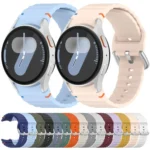 Wavy Grain Stitched Silver Buckle Silicone Watch Band - Image 2