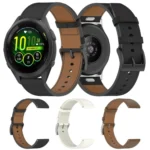 Press Button 18mm Leather Watch Band - Image 2