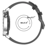 Press Button 20mm Leather Watch Band - Image 4