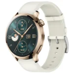Press Button 22mm Leather Watch Band