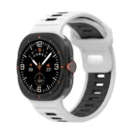 Two Color Reverse Buckle Silicone Watch Band