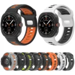 Two Color Reverse Buckle Silicone Watch Band - Image 2