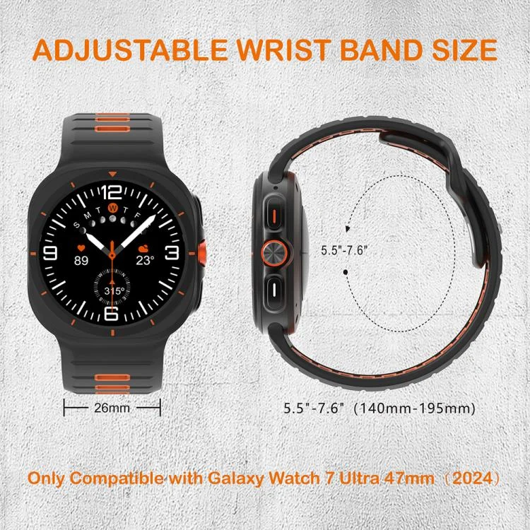 SYA0027994_B4.webp Two Color Reverse Buckle Silicone Watch Band - Image 5