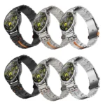 Stainless Steel Safety Buckle Metal Watch Band - Image 2