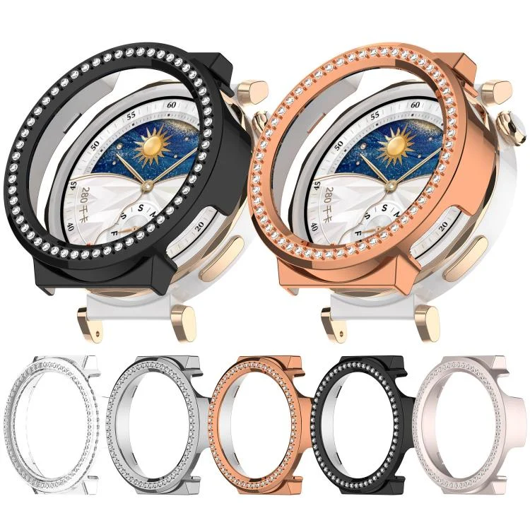 SYA0028002_B1.webp Single Row Diamond Half Coverage PC Hollow Watch Protective Case - Image 2