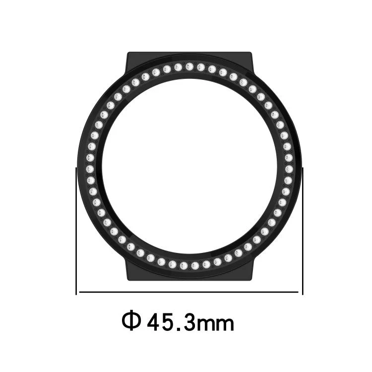 SYA0028002_B2.webp Single Row Diamond Half Coverage PC Hollow Watch Protective Case - Image 3