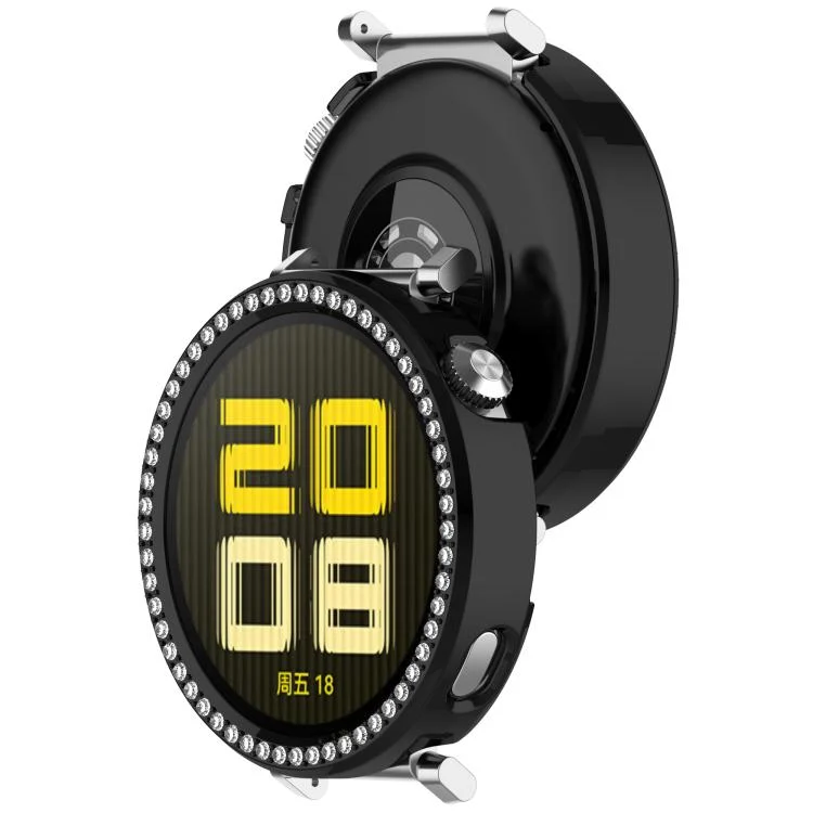 SYA002800301A_2.webp Single Row Diamond Half Coverage PC Hollow Watch Protective Case - Image 7