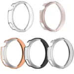 Single Row Diamond Half Coverage PC Hollow Watch Protective Case - Image 4