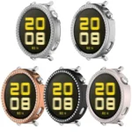 Single Row Diamond Half Coverage PC Hollow Watch Protective Case - Image 5