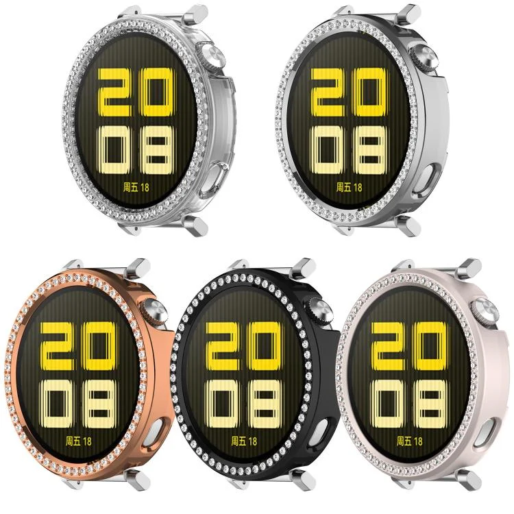 SYA0028003_B4.webp Single Row Diamond Half Coverage PC Hollow Watch Protective Case - Image 5