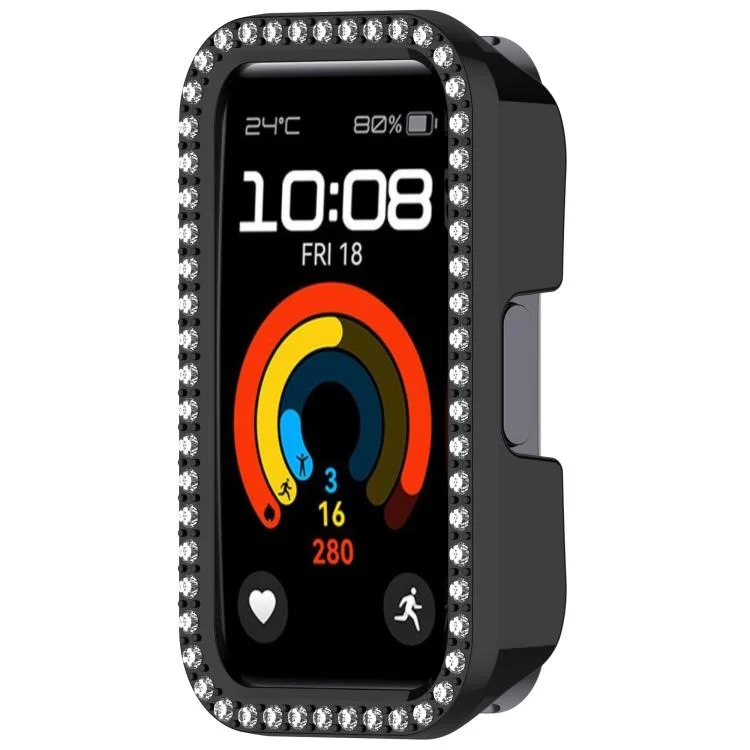 SYA002800401A_1.webp Single Row Diamond Half Coverage PC Hollow Watch Protective Case - Image 6
