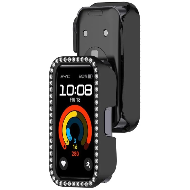 SYA002800401A_2.webp Single Row Diamond Half Coverage PC Hollow Watch Protective Case - Image 7