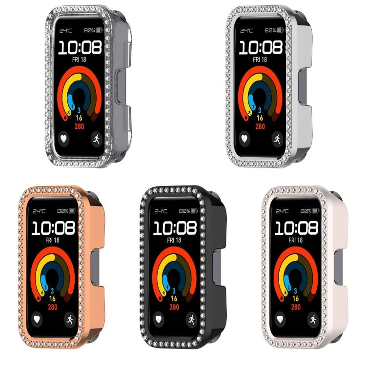SYA0028004_B4.webp Single Row Diamond Half Coverage PC Hollow Watch Protective Case - Image 5
