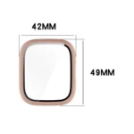 Tempered Film Integrated PC Watch Protective Case - Image 3