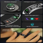 R11 SIZE 12 Smart Ring, Support Heart Rate / Blood Oxygen / Sleep / Multiple Sports Modes - Image 3